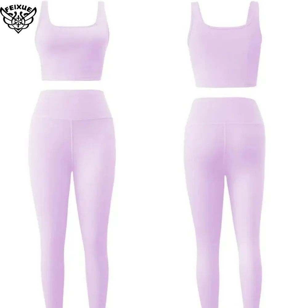 3-Piece Lavender Floral Zip-Up Jacket Set with Sports Bra & Leggings for Yoga Fitness Casual Wear Ropa Deportiva Mujer Gym