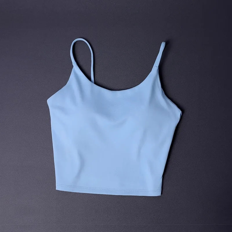 Sports bra top running fitness vest women's quick drying breathable yoga suit Pilates bra