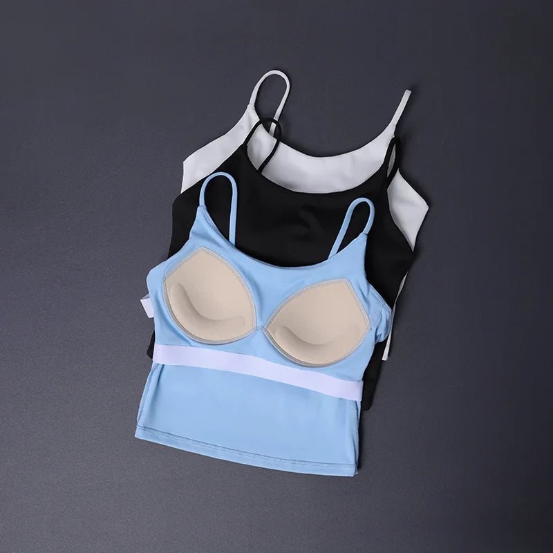Sports bra top running fitness vest women's quick drying breathable yoga suit Pilates bra