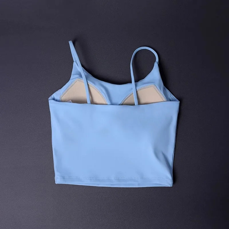 Sports bra top running fitness vest women's quick drying breathable yoga suit Pilates bra